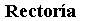 Rectoria